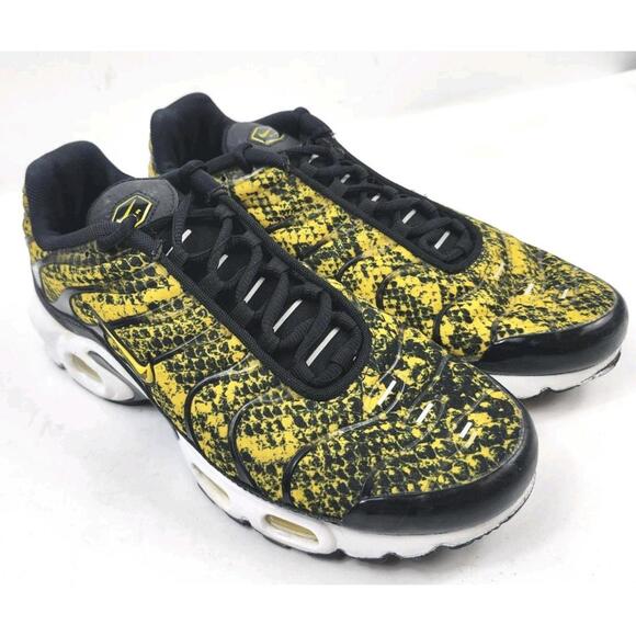 Size 9 - Womens Nike Air Max Plus Snakeskin Athletic Running Trainers Shoes - Picture 1 of 8